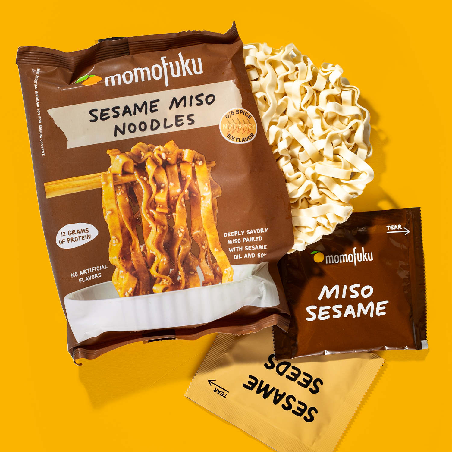 Sesame Miso Noodles | 4 Packs - Premium Choice
