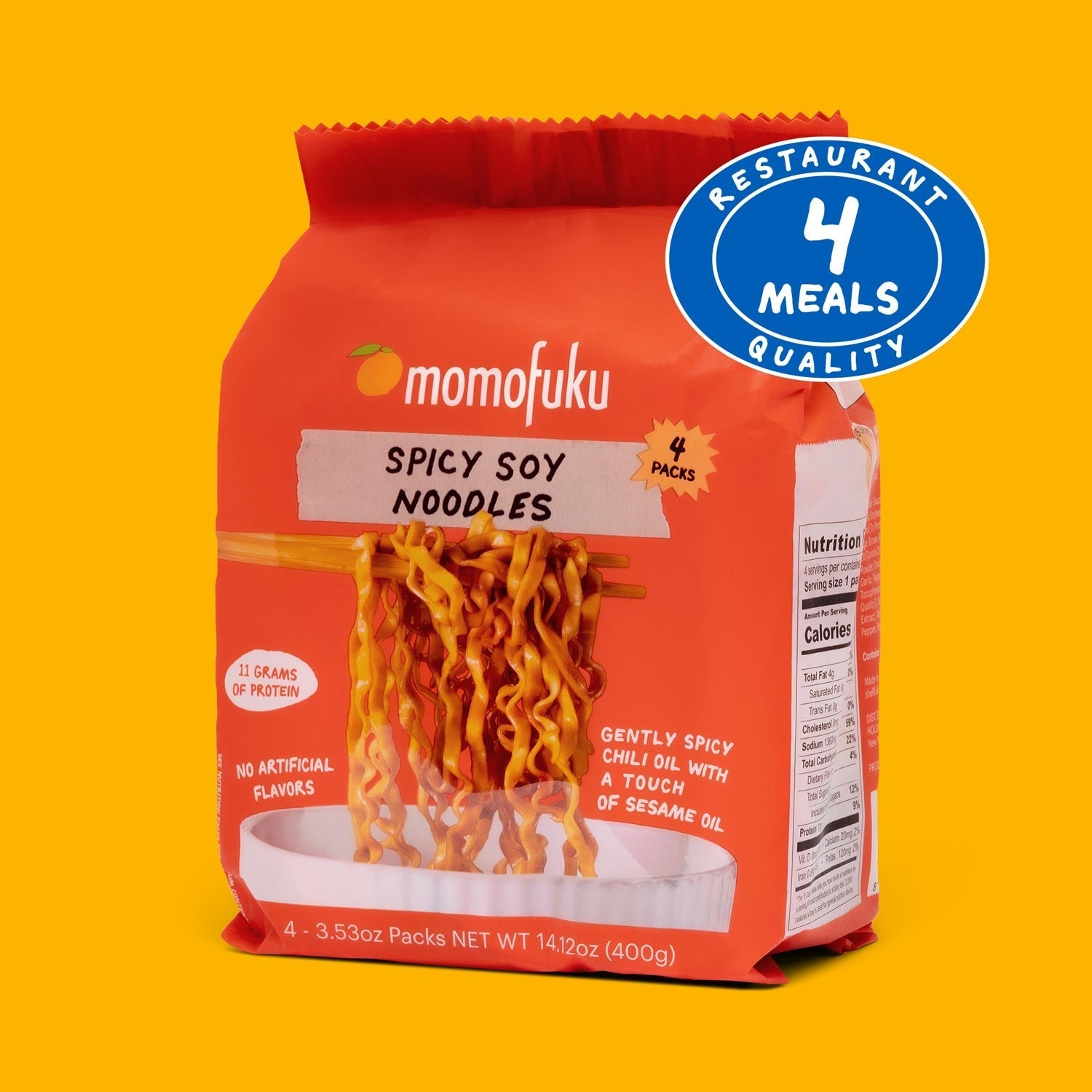 Spicy Soy Noodles | 4 Packs - Classic Finish