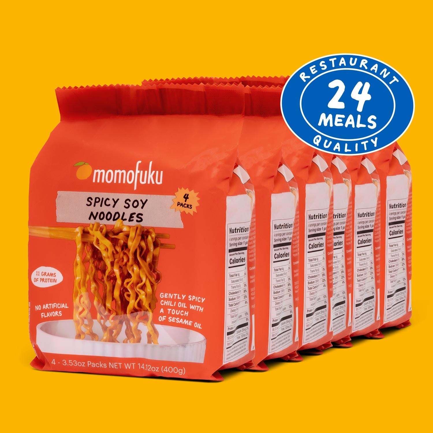 Spicy Soy Noodles | 24 Packs - Premium Choice